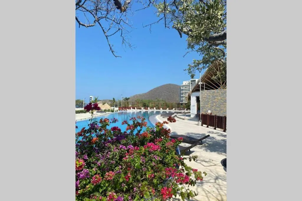 Apartamento Salida directa al mar! Samaria Club de playa, Pozos Colorados Santa Marta